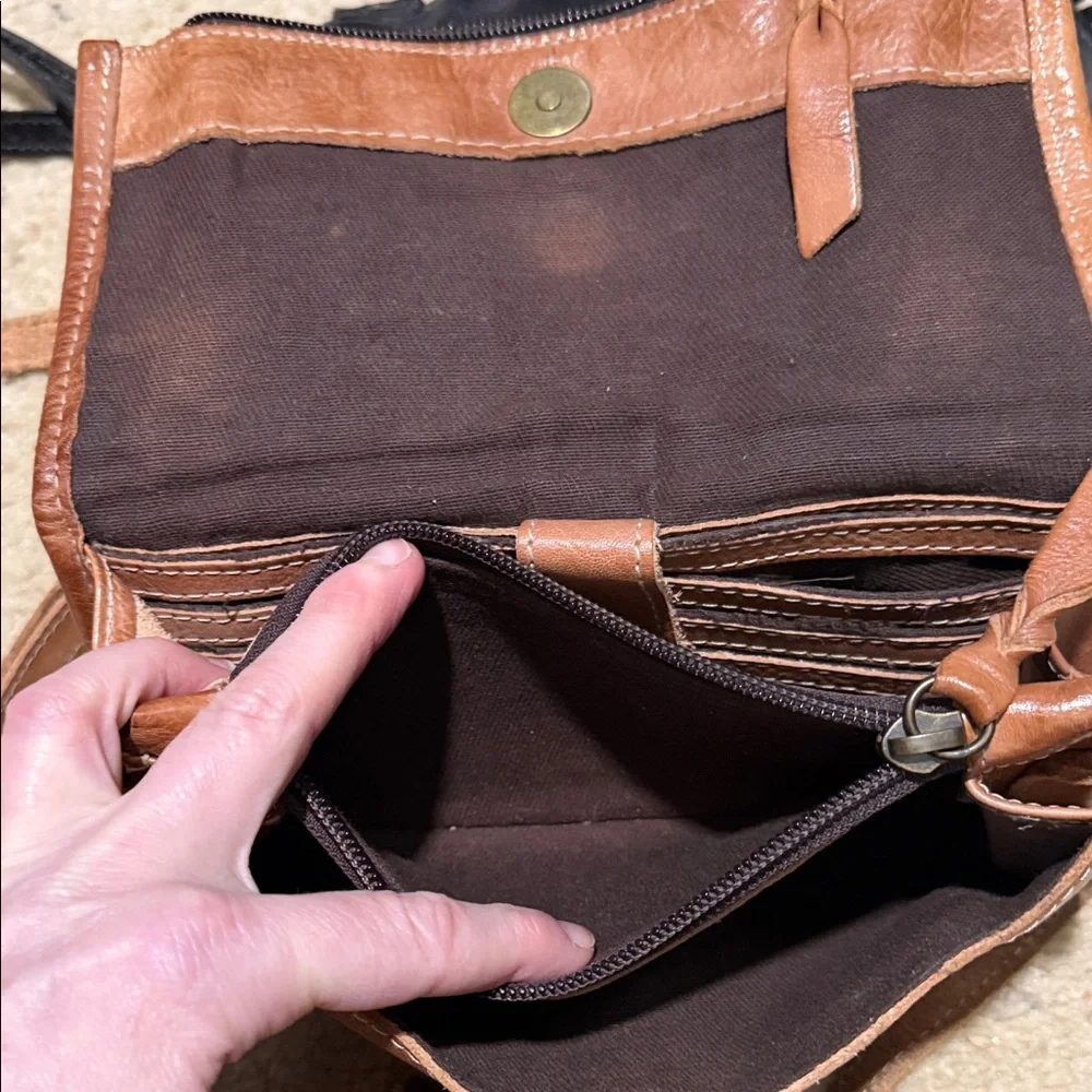 Bed Stu Tan Leather Amina Crossbody Bag. NWOT - Picture 4 of 7